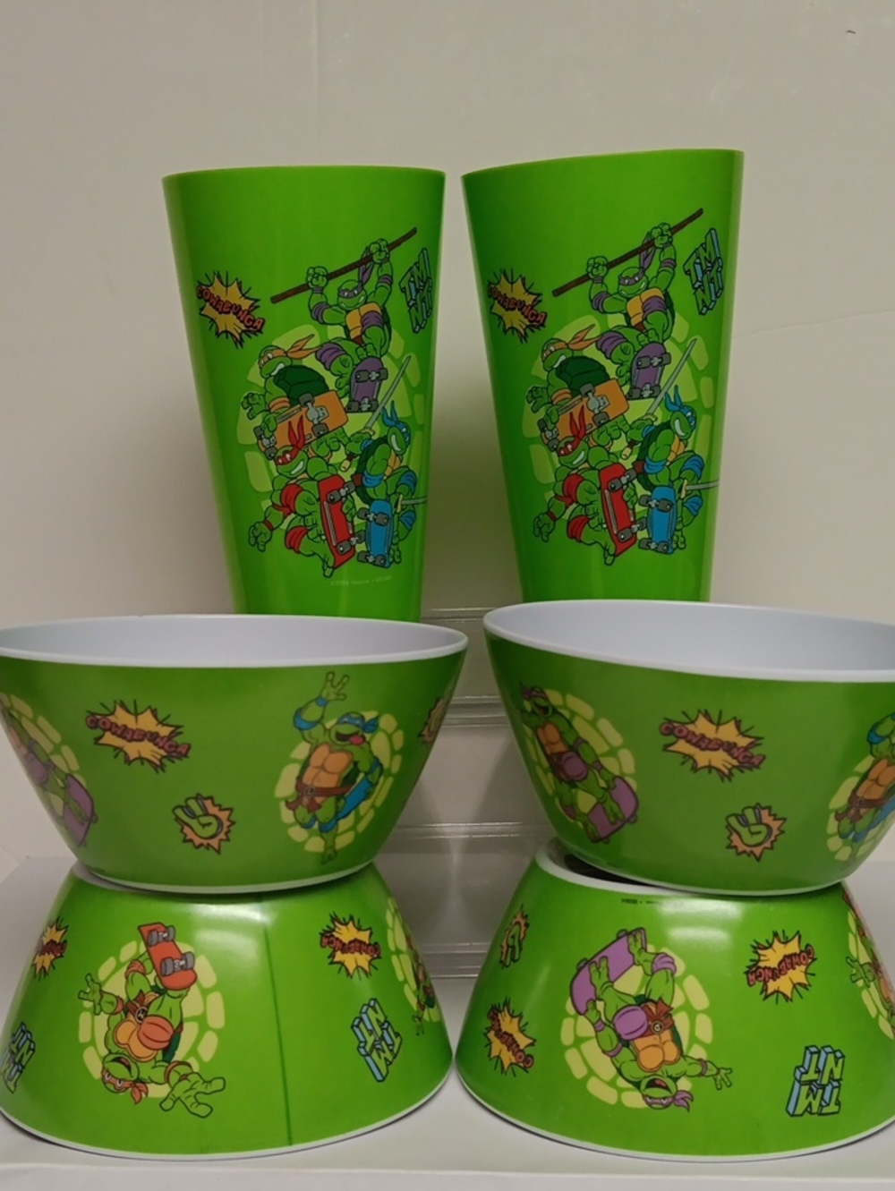 NICKELODEON NINJA TURTLES DINNER SET 6 PCS NEW